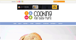 Desktop Screenshot of cookingforbusymums.com